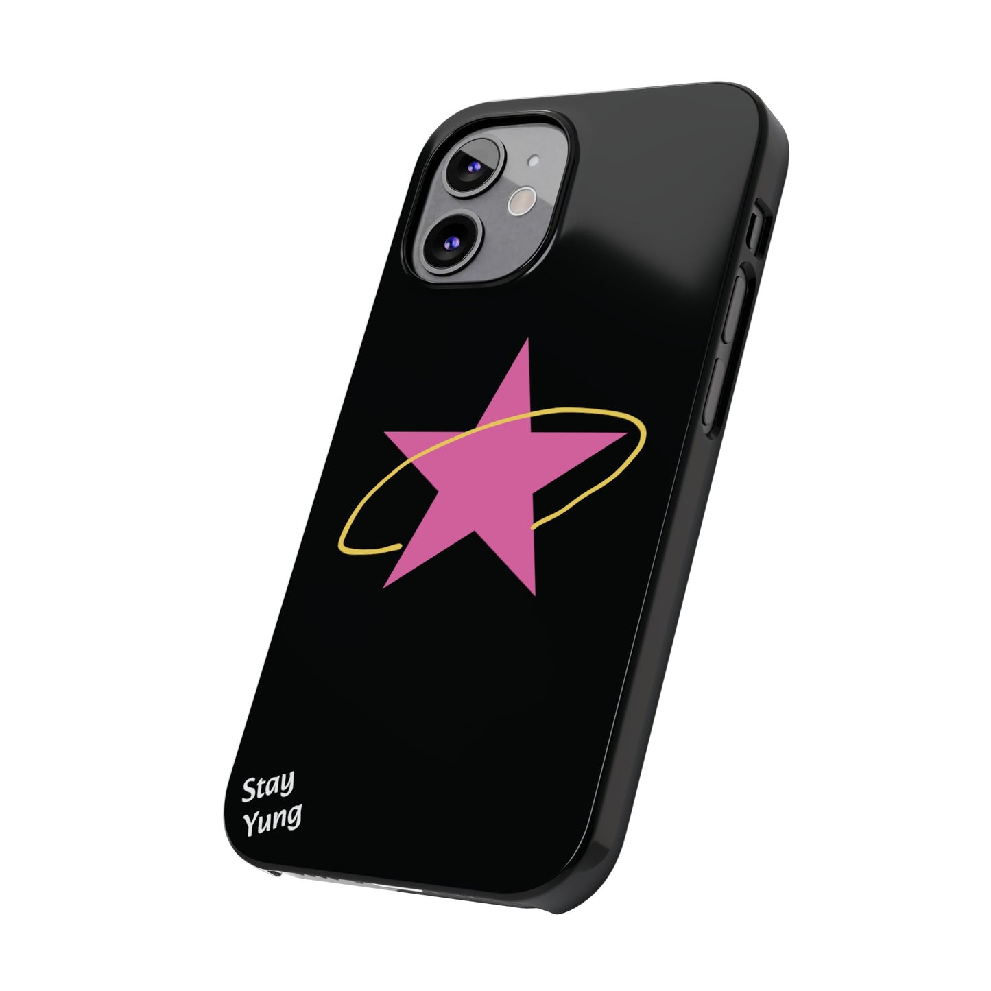 Slim Phone Cases (Black Design)