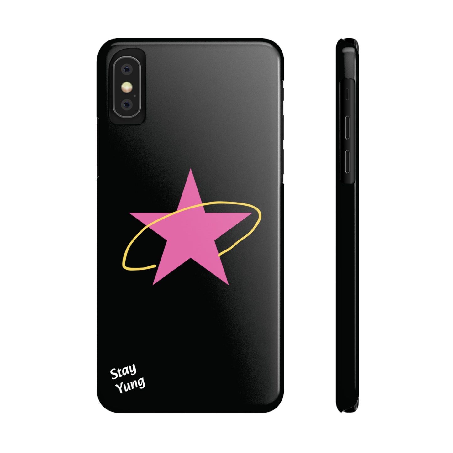 Slim Phone Cases (Black Design)