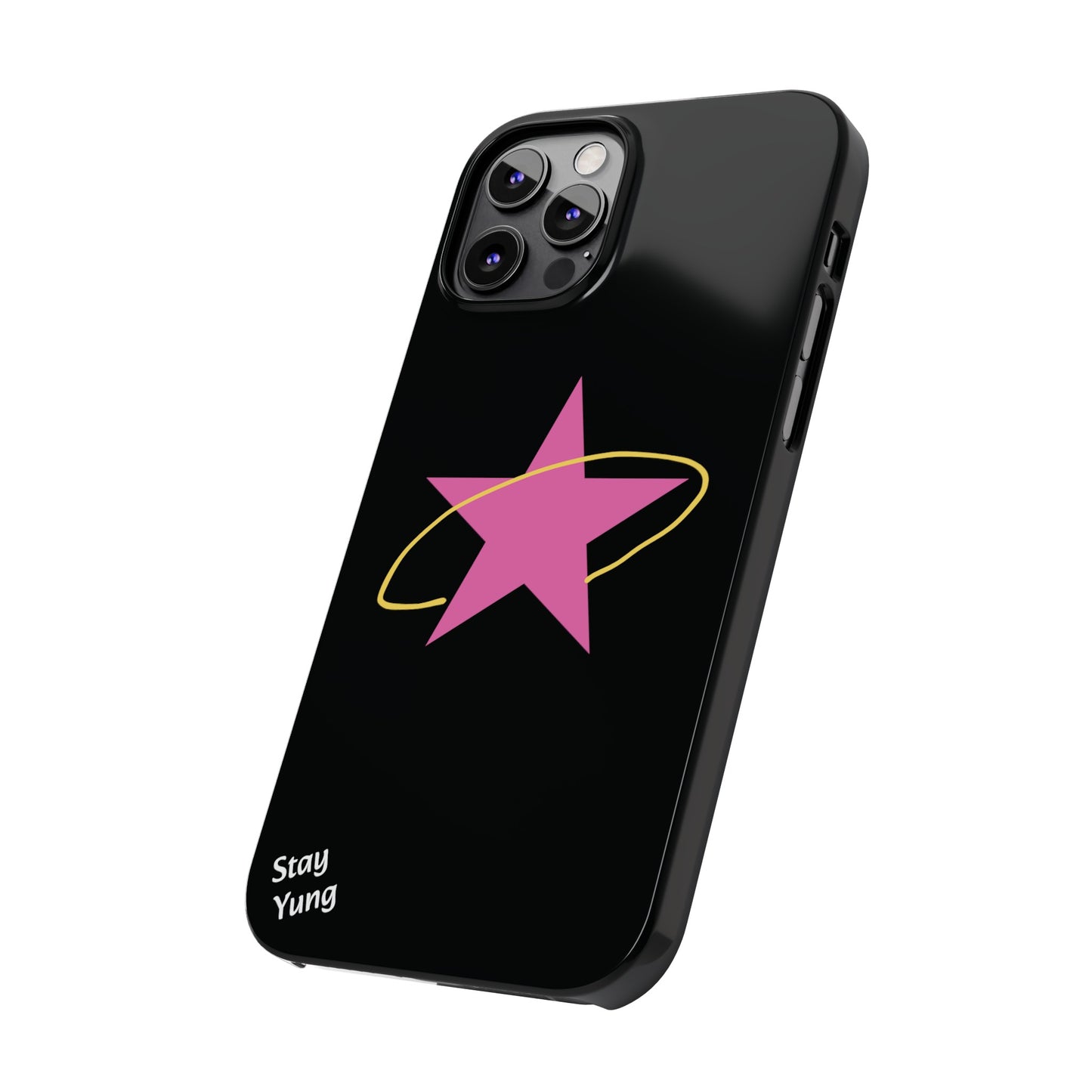 Slim Phone Cases (Black Design)