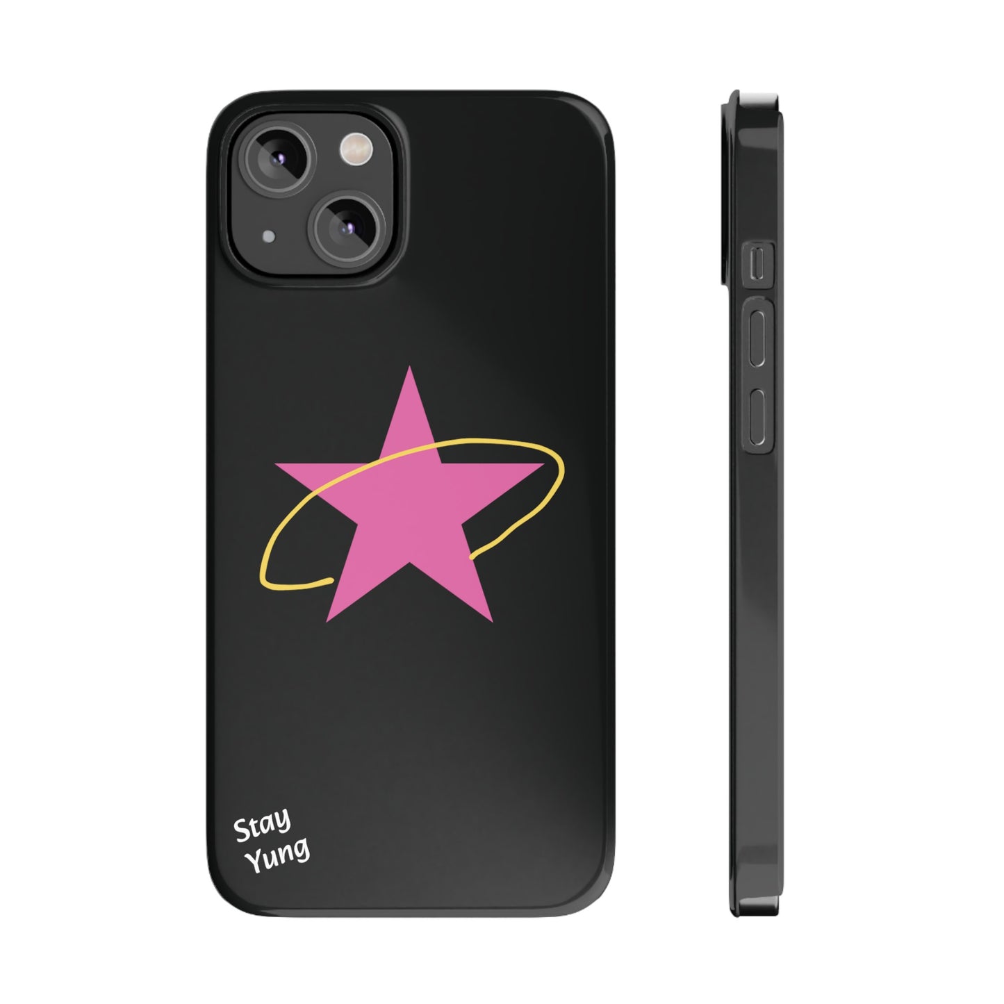 Slim Phone Cases (Black Design)