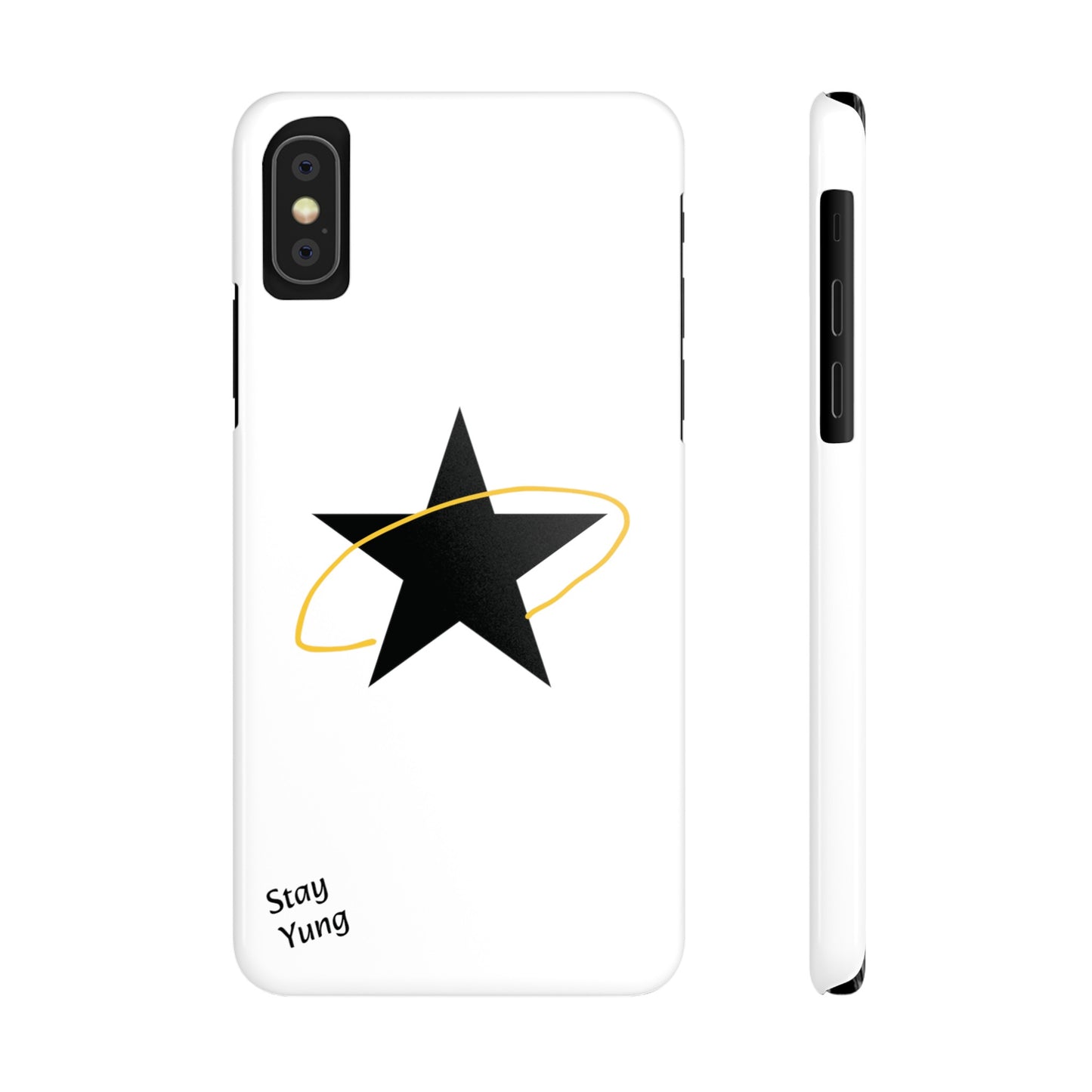 Slim Phone Cases (White Design)