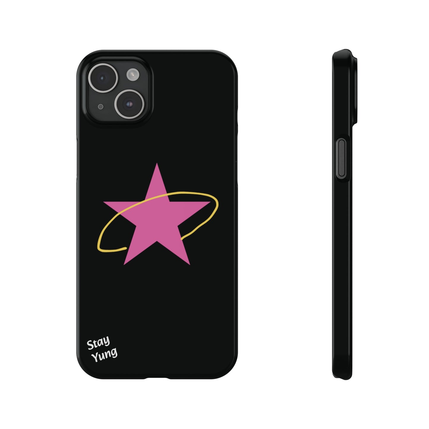 Slim Phone Cases (Black Design)