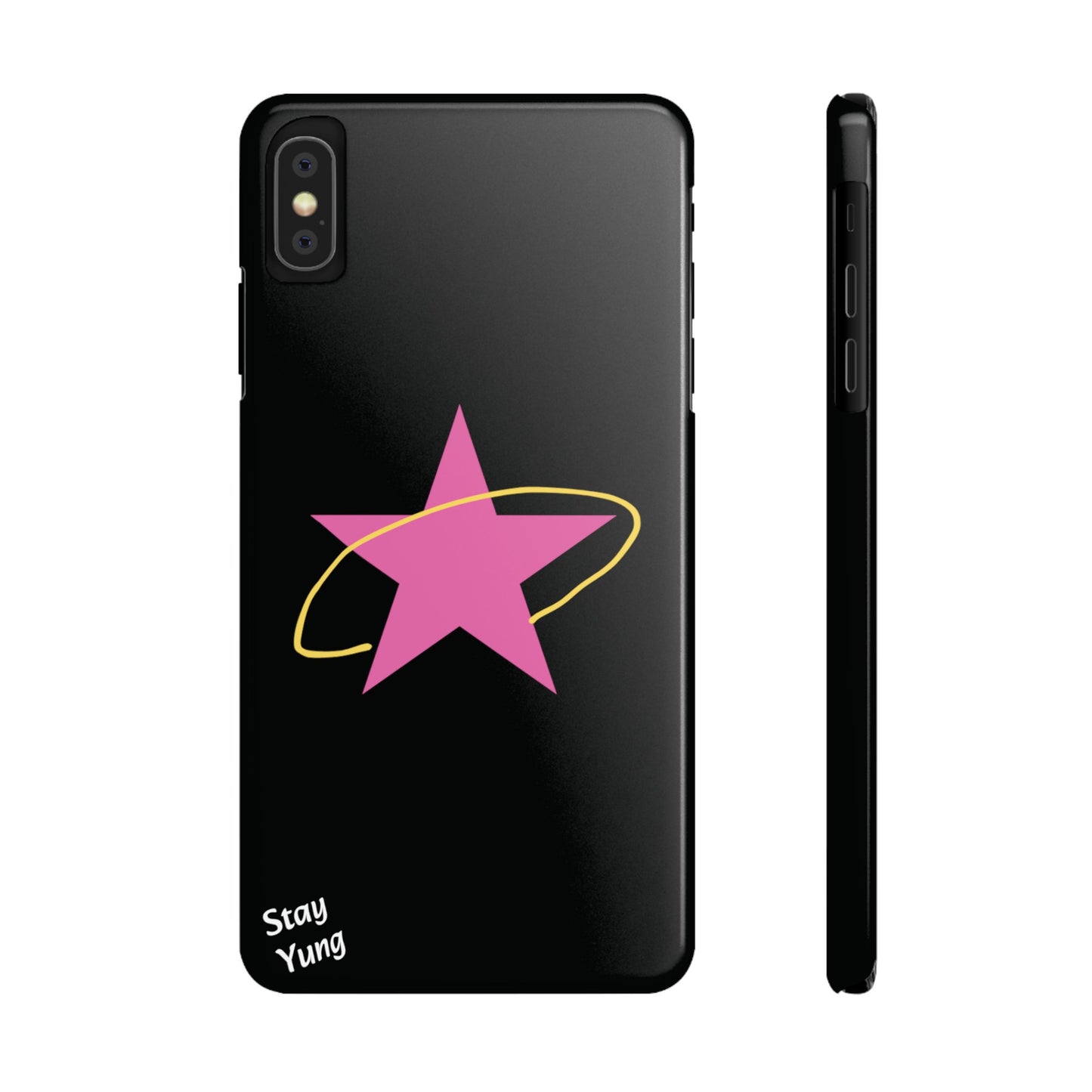 Slim Phone Cases (Black Design)