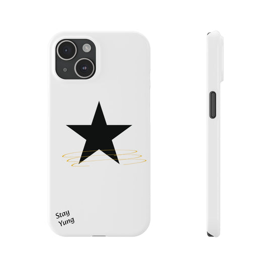 Slim Phone Cases (White Design w/spring)
