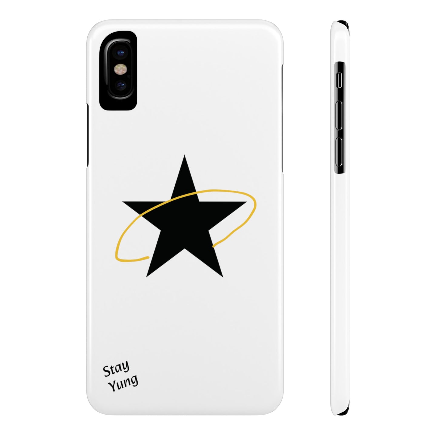 Slim Phone Cases (White Design)