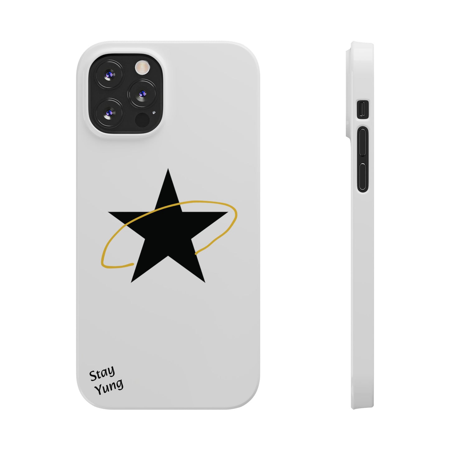 Slim Phone Cases (White Design)