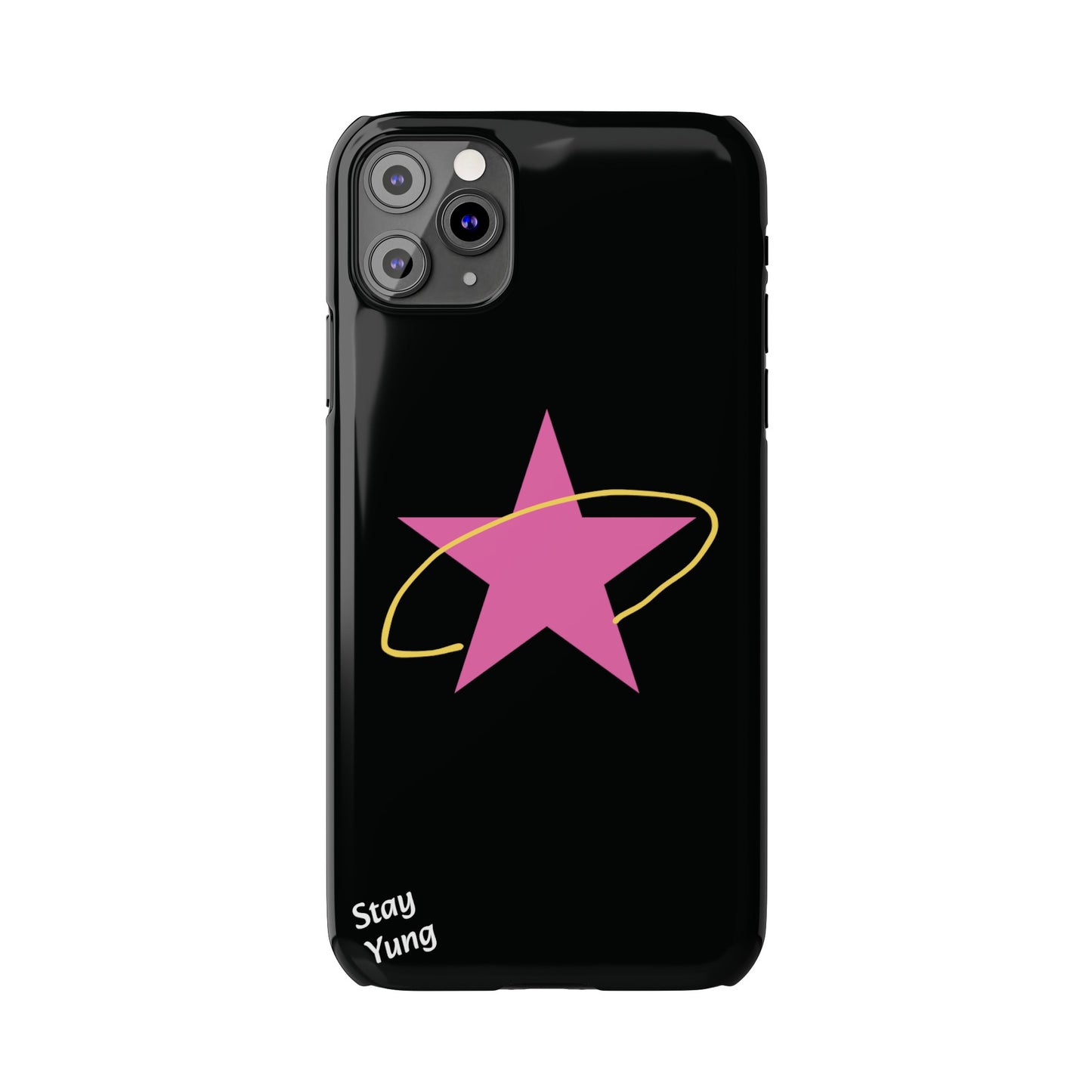 Slim Phone Cases (Black Design)