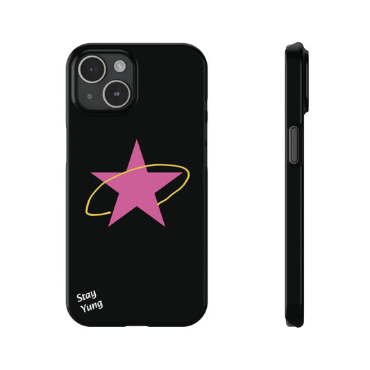 Slim Phone Cases (Black Design)