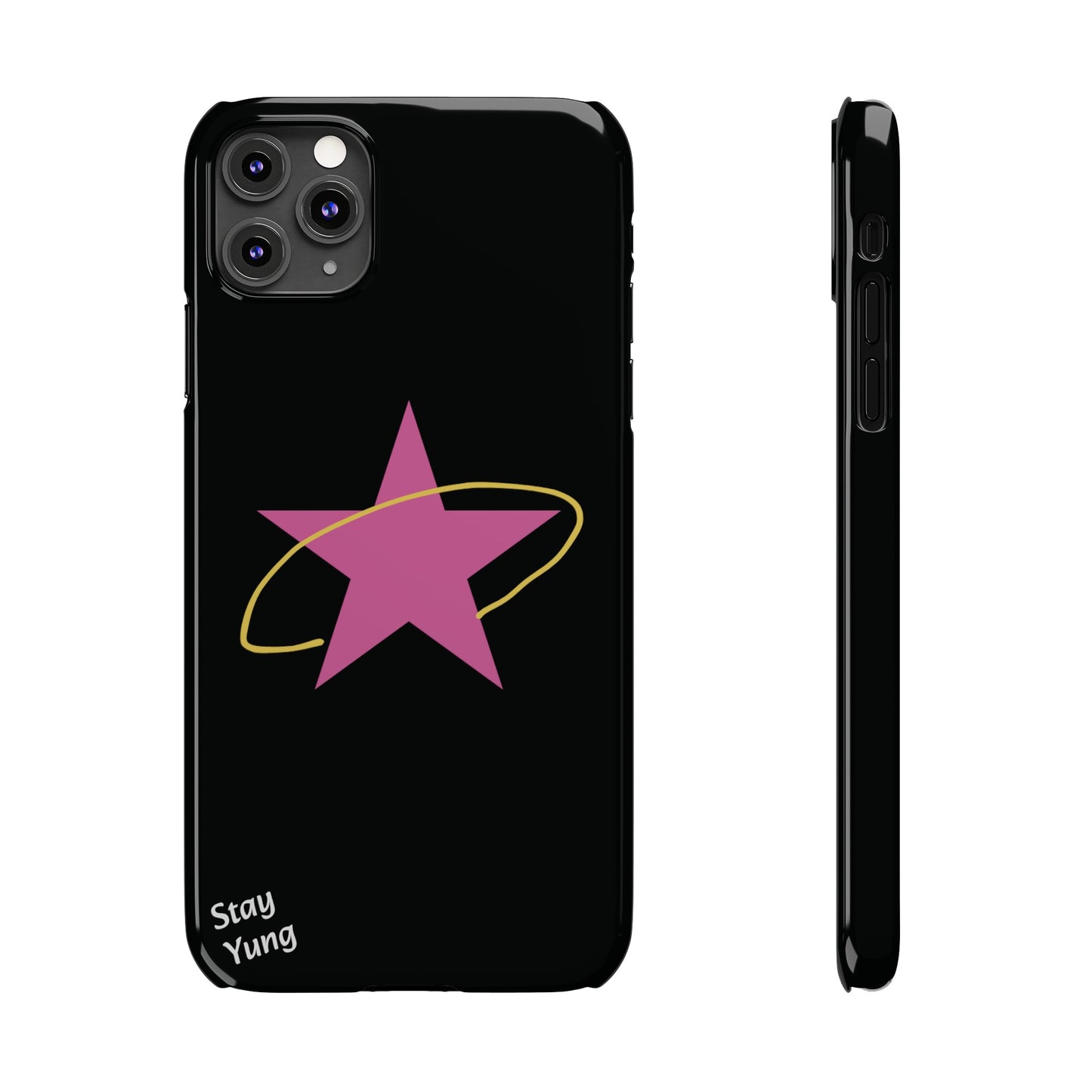 Slim Phone Cases (Black Design)