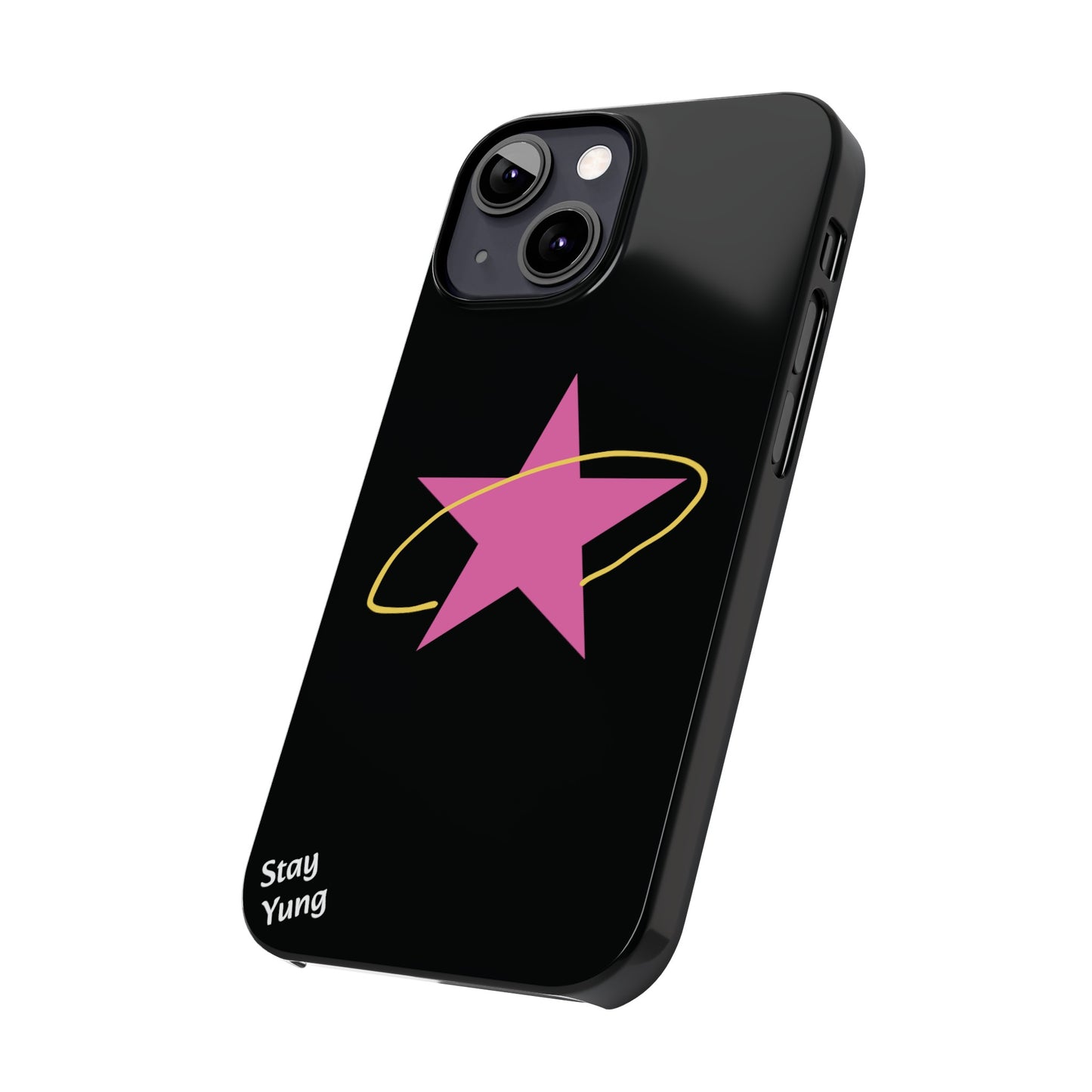 Slim Phone Cases (Black Design)