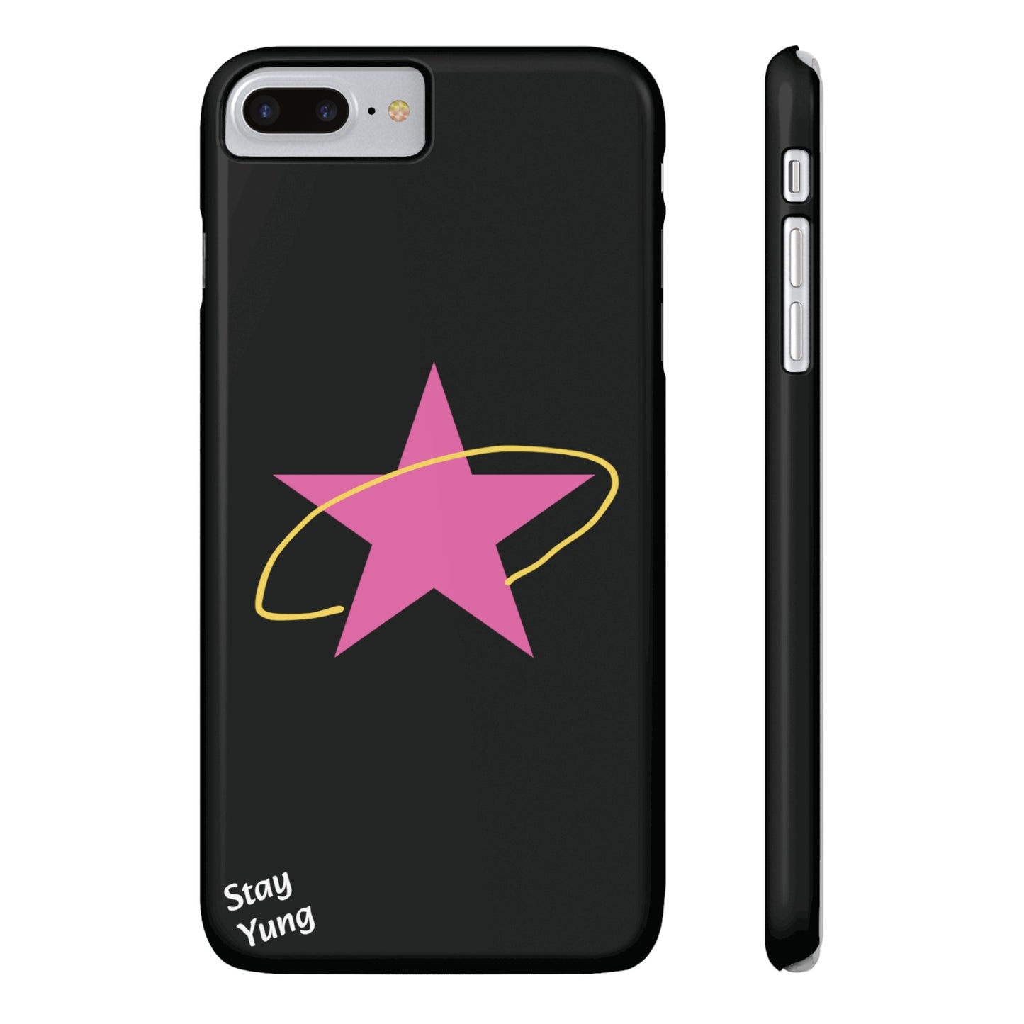 Slim Phone Cases (Black Design)