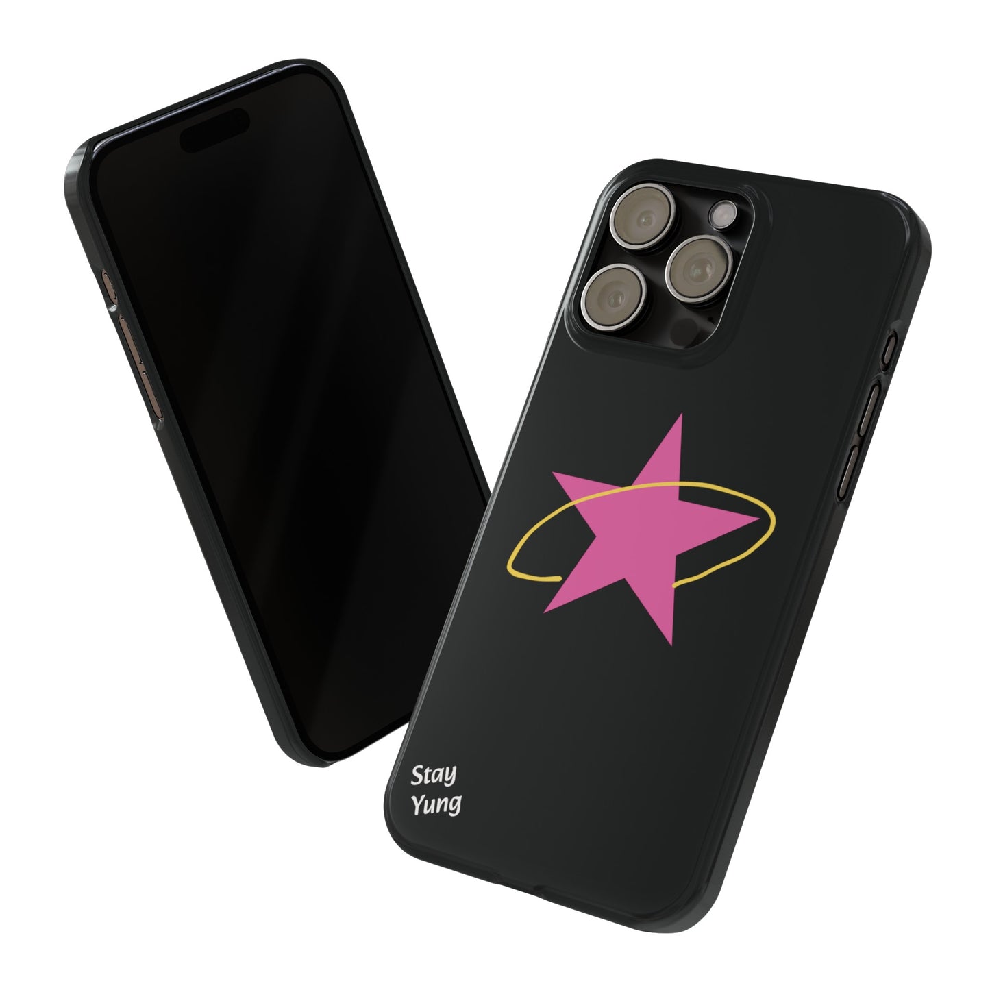 Slim Phone Cases (Black Design)