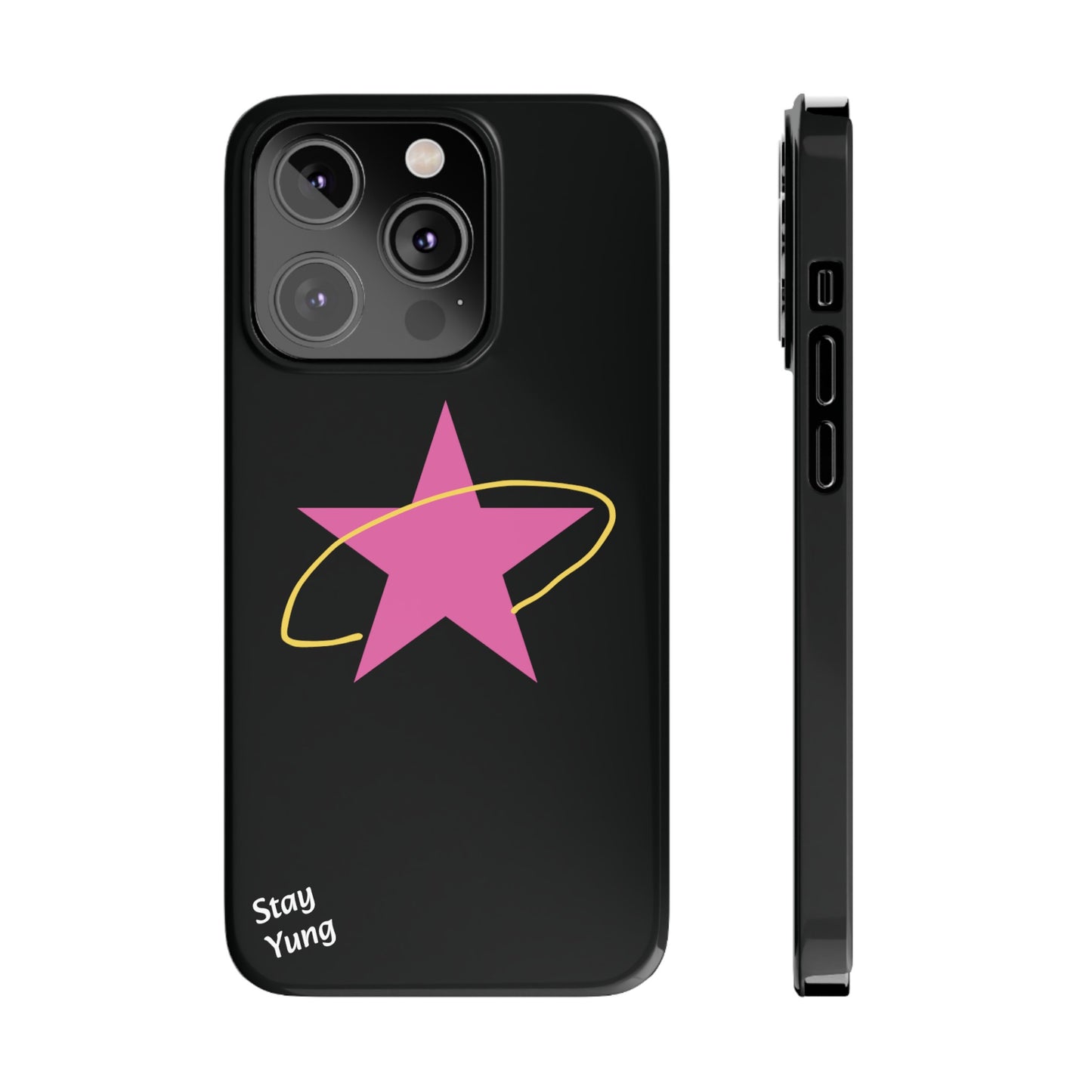 Slim Phone Cases (Black Design)