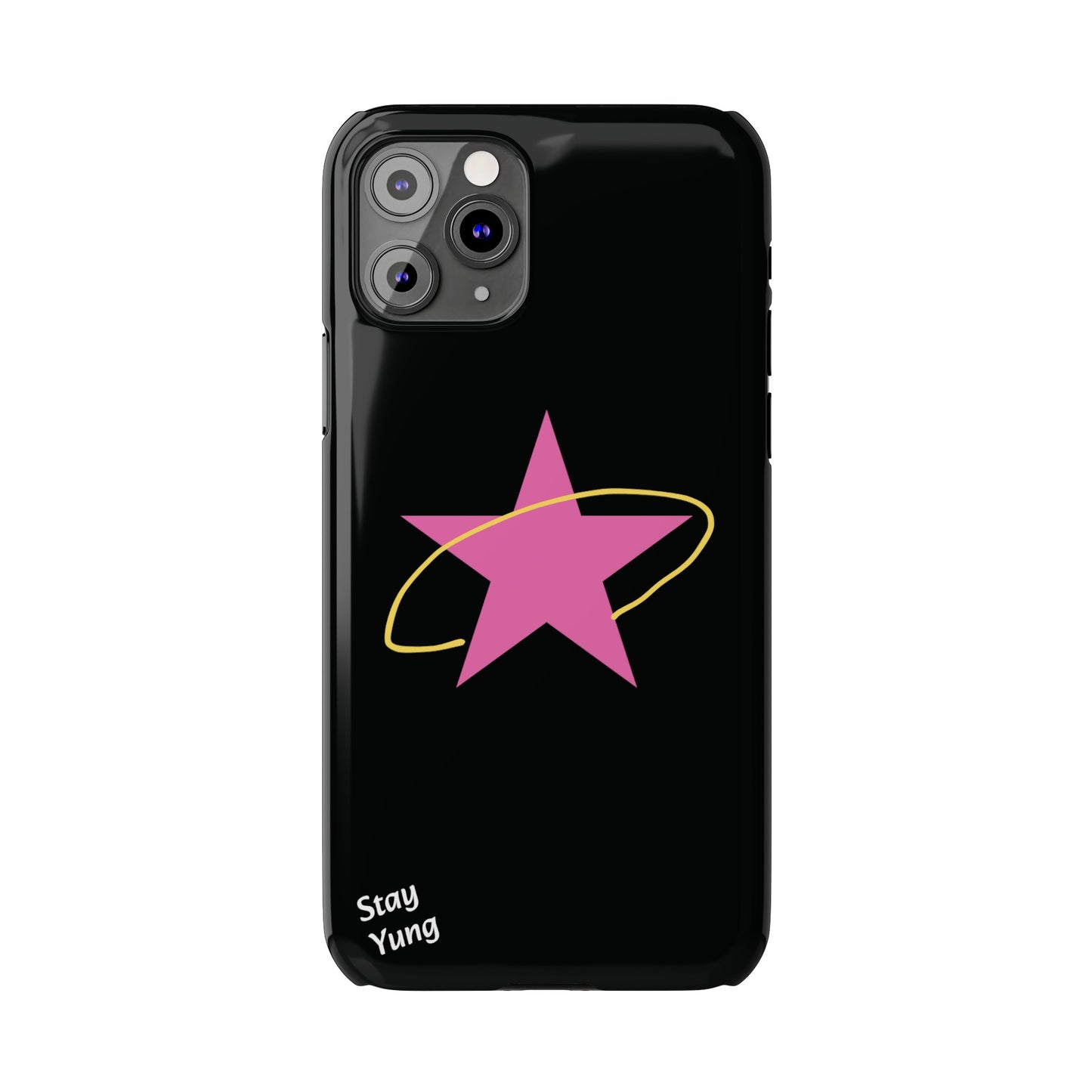 Slim Phone Cases (Black Design)