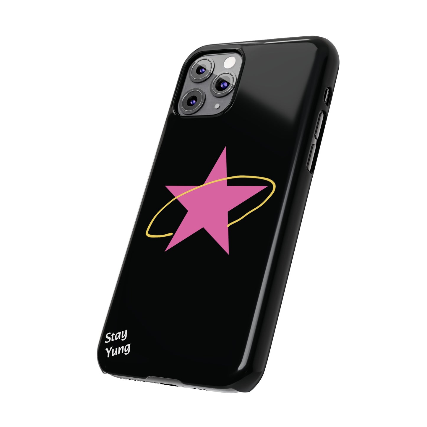 Slim Phone Cases (Black Design)