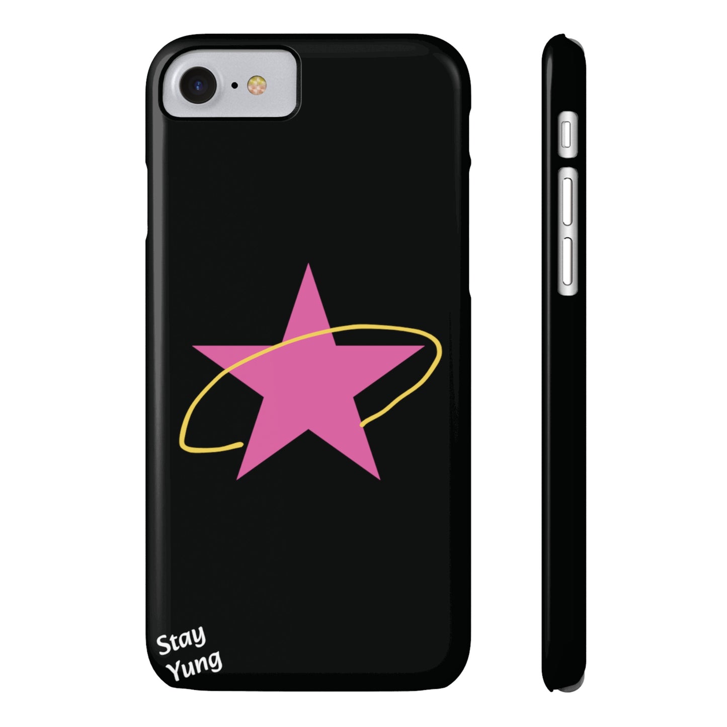 Slim Phone Cases (Black Design)