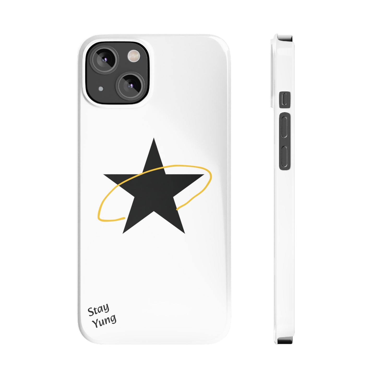 Slim Phone Cases (White Design)