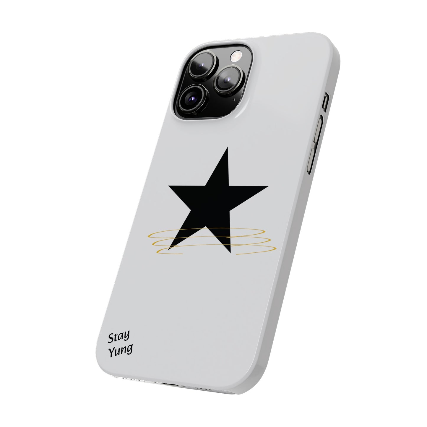 Slim Phone Cases (White Design w/spring)