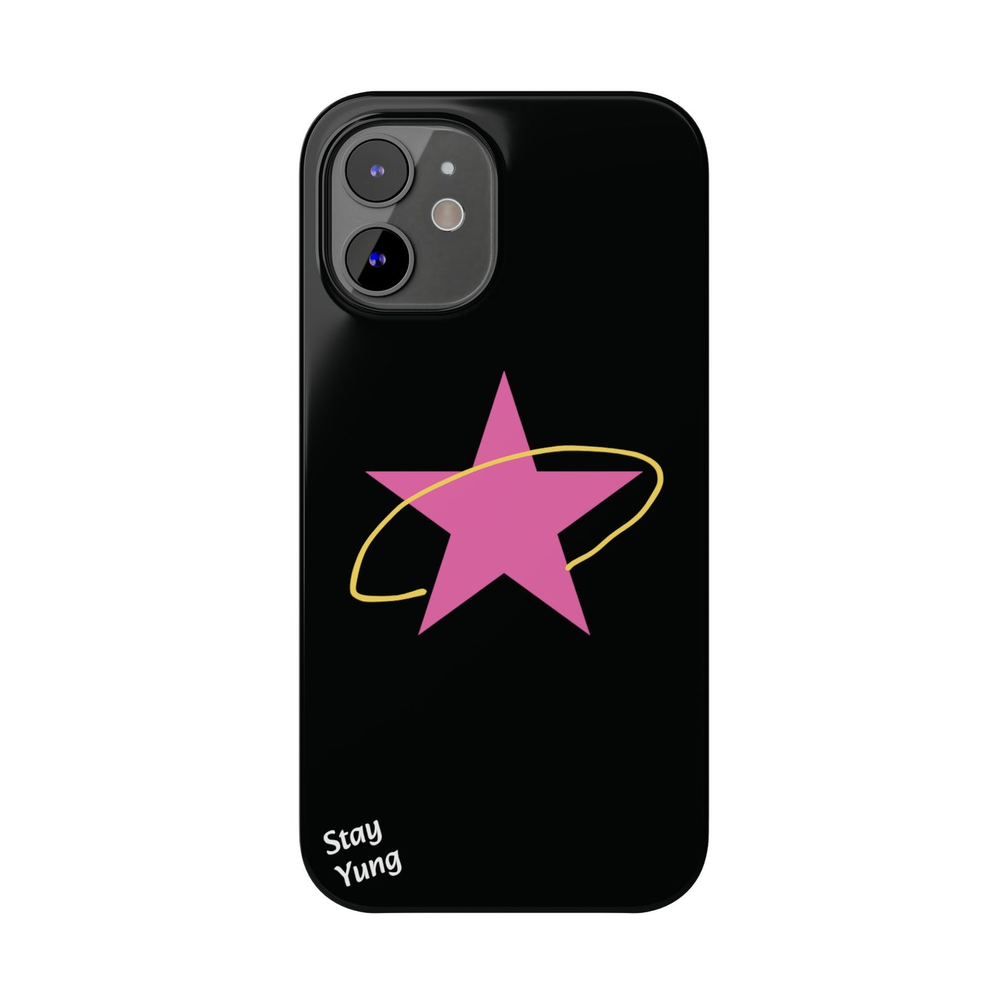 Slim Phone Cases (Black Design)