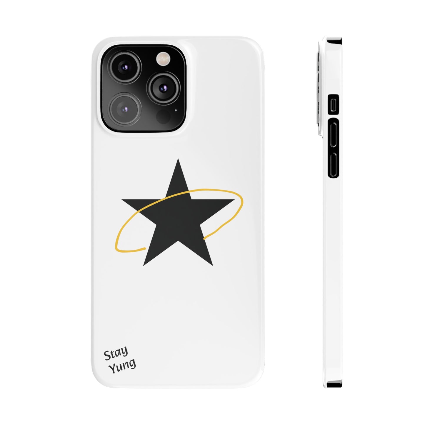 Slim Phone Cases (White Design)