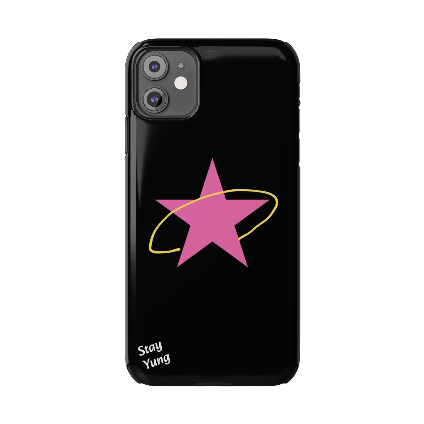 Slim Phone Cases (Black Design)