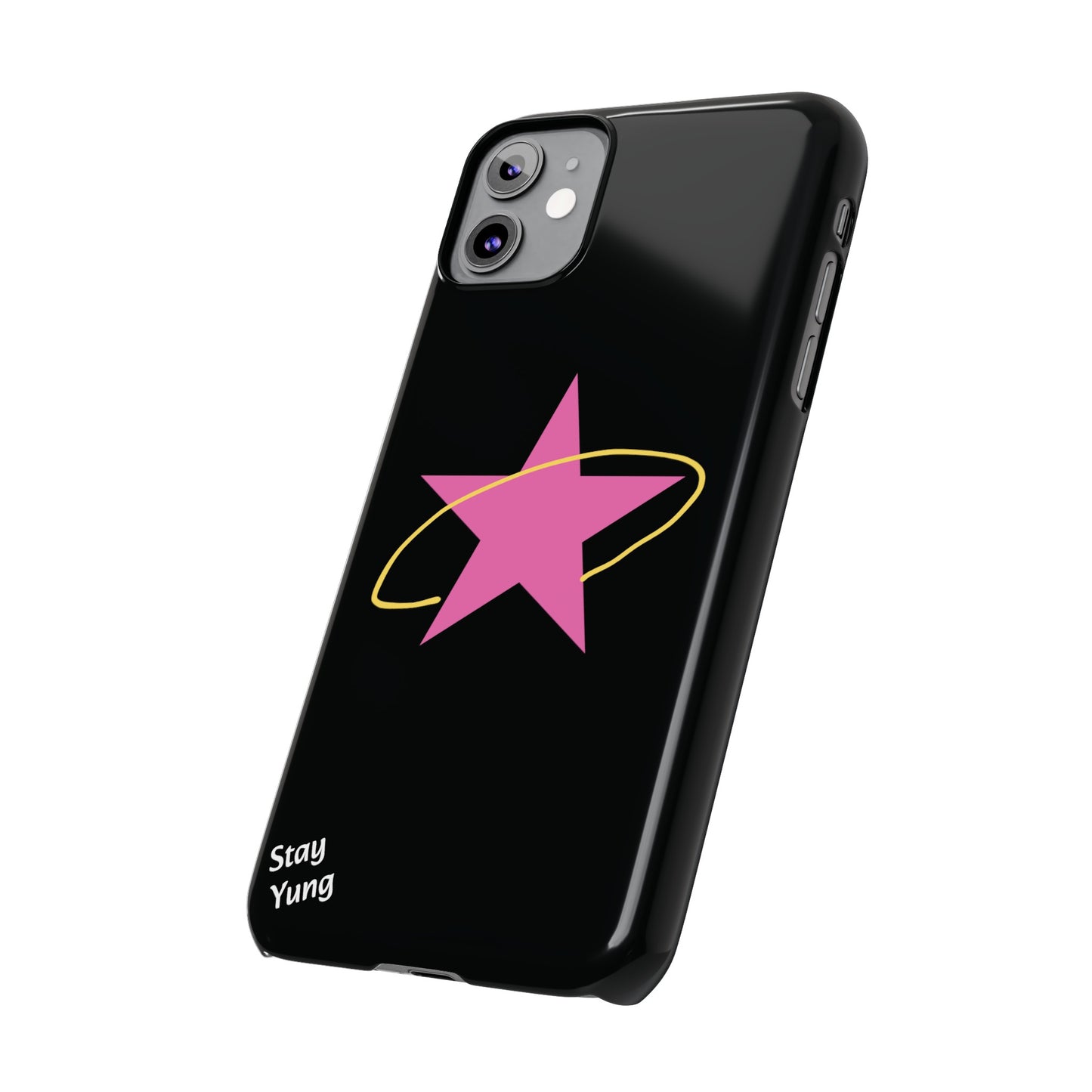 Slim Phone Cases (Black Design)