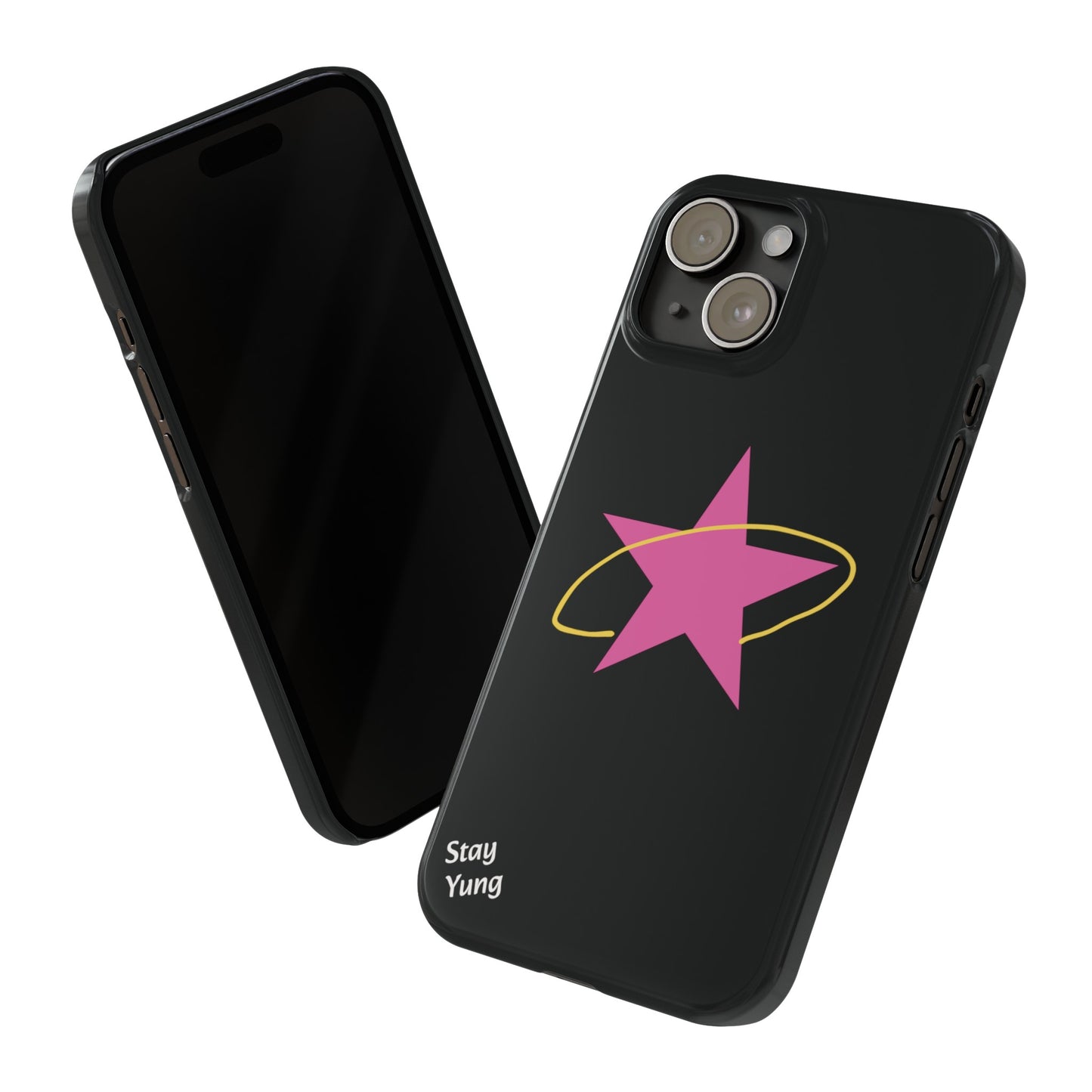 Slim Phone Cases (Black Design)