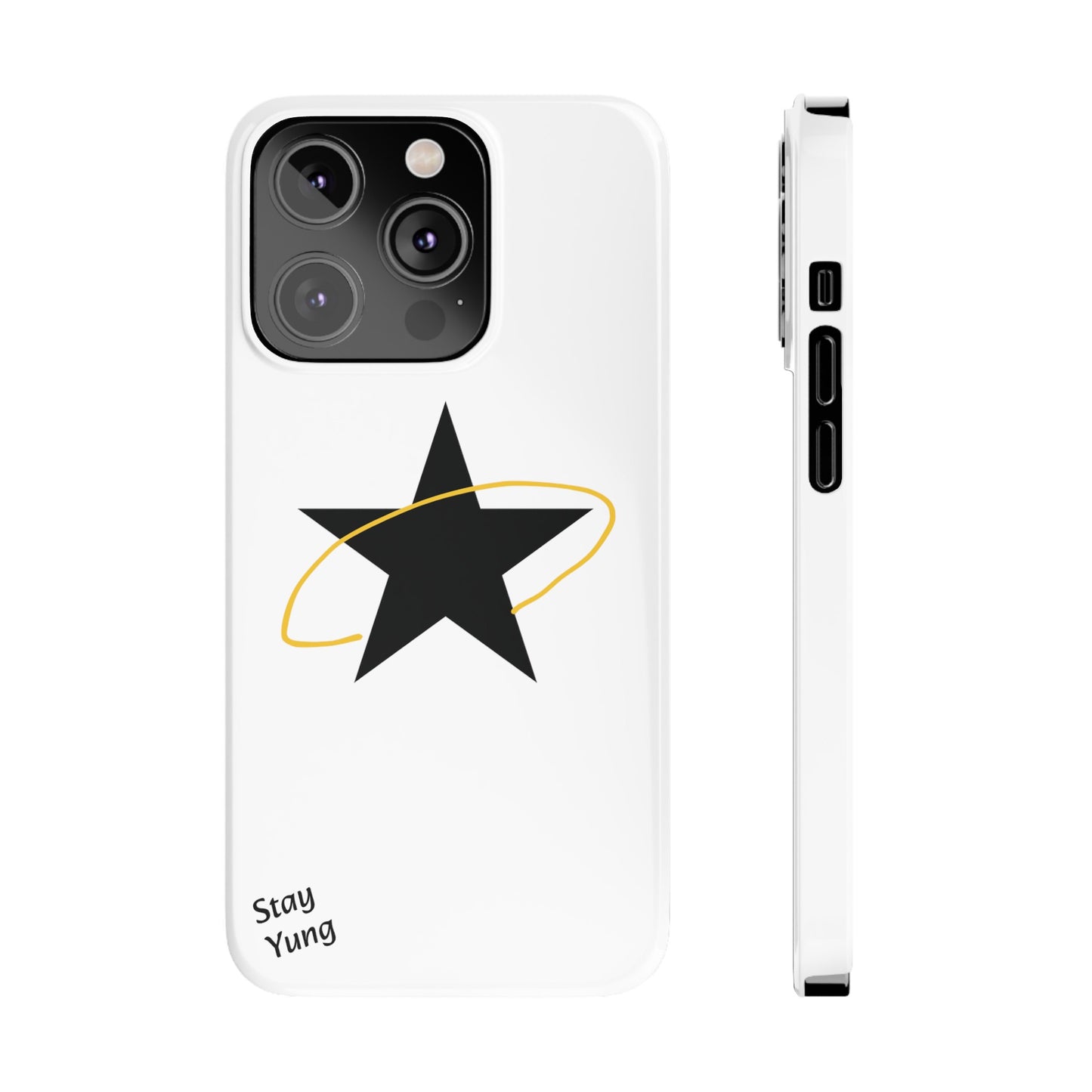 Slim Phone Cases (White Design)