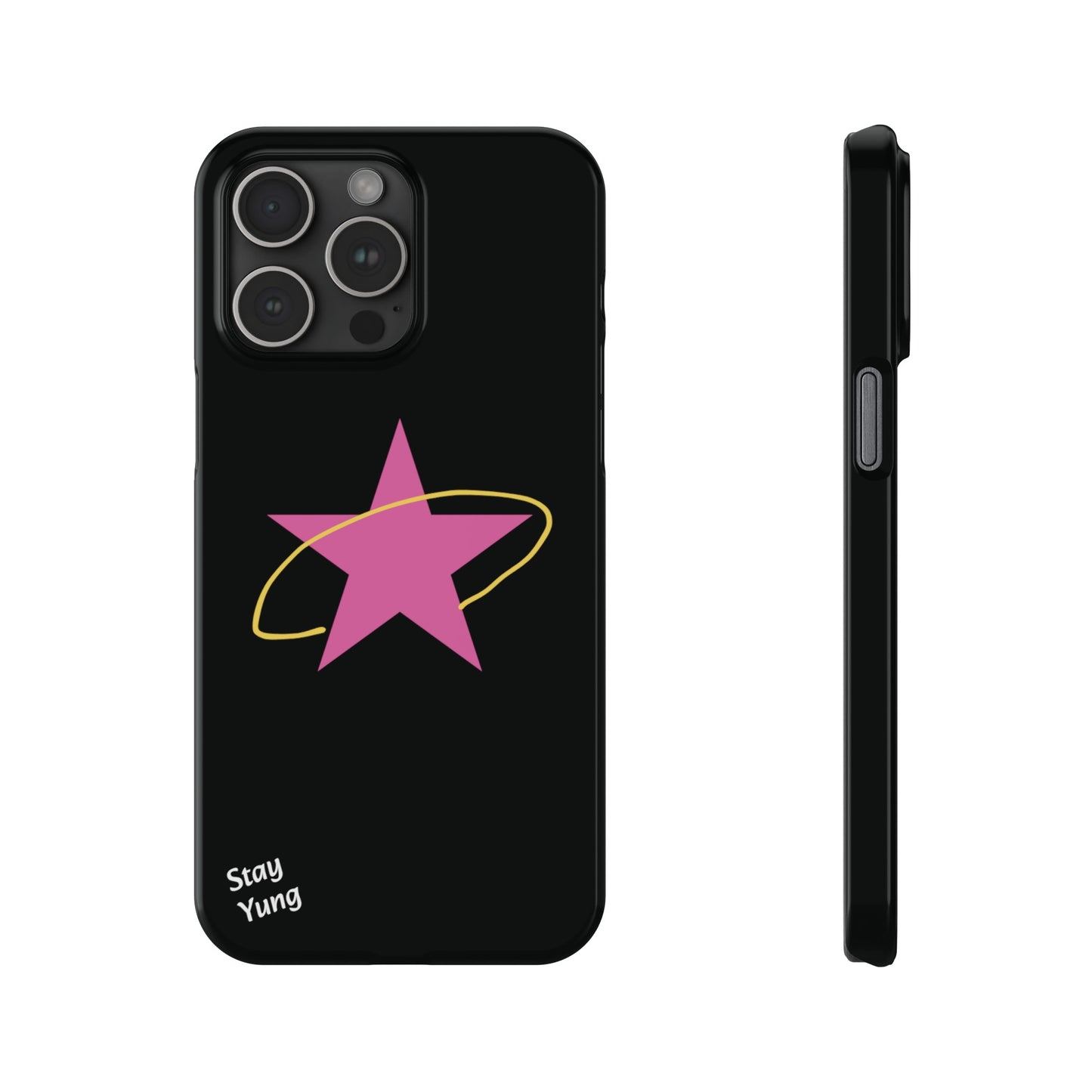 Slim Phone Cases (Black Design)