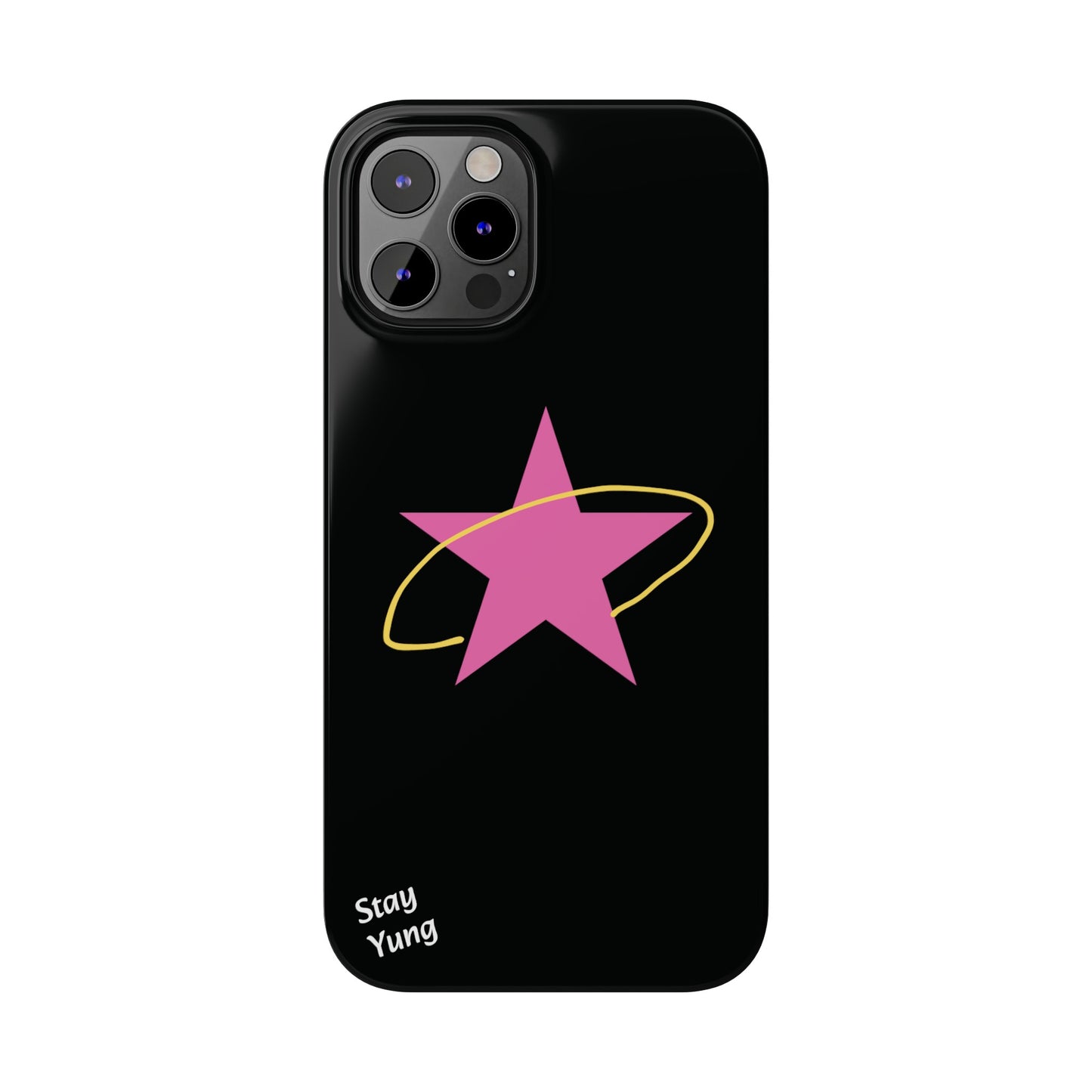 Slim Phone Cases (Black Design)