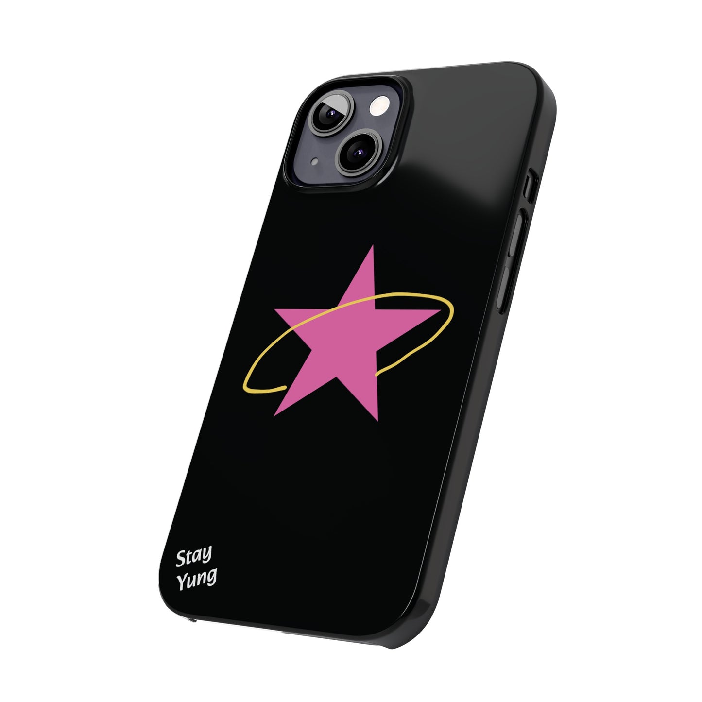 Slim Phone Cases (Black Design)