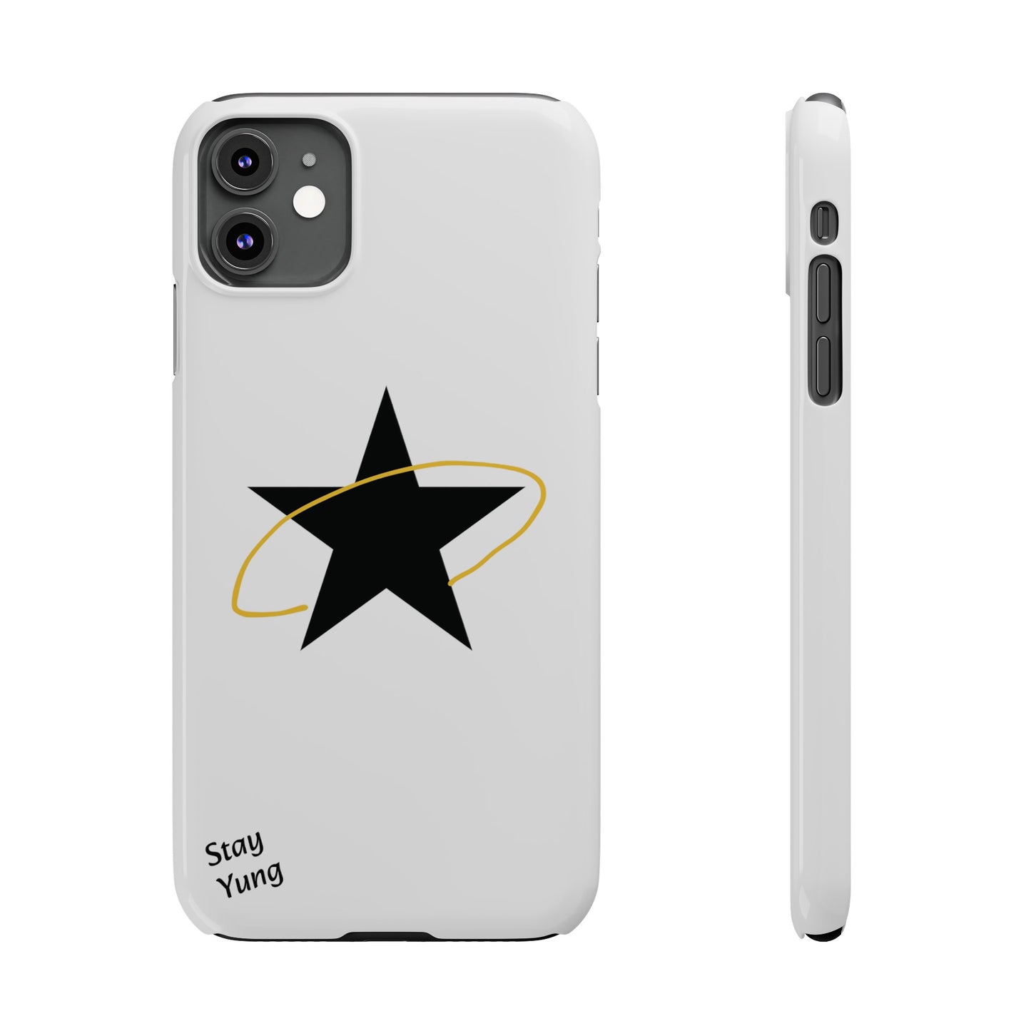 Slim Phone Cases (White Design)