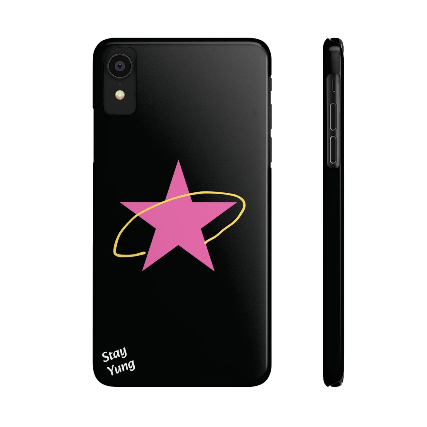 Slim Phone Cases (Black Design)