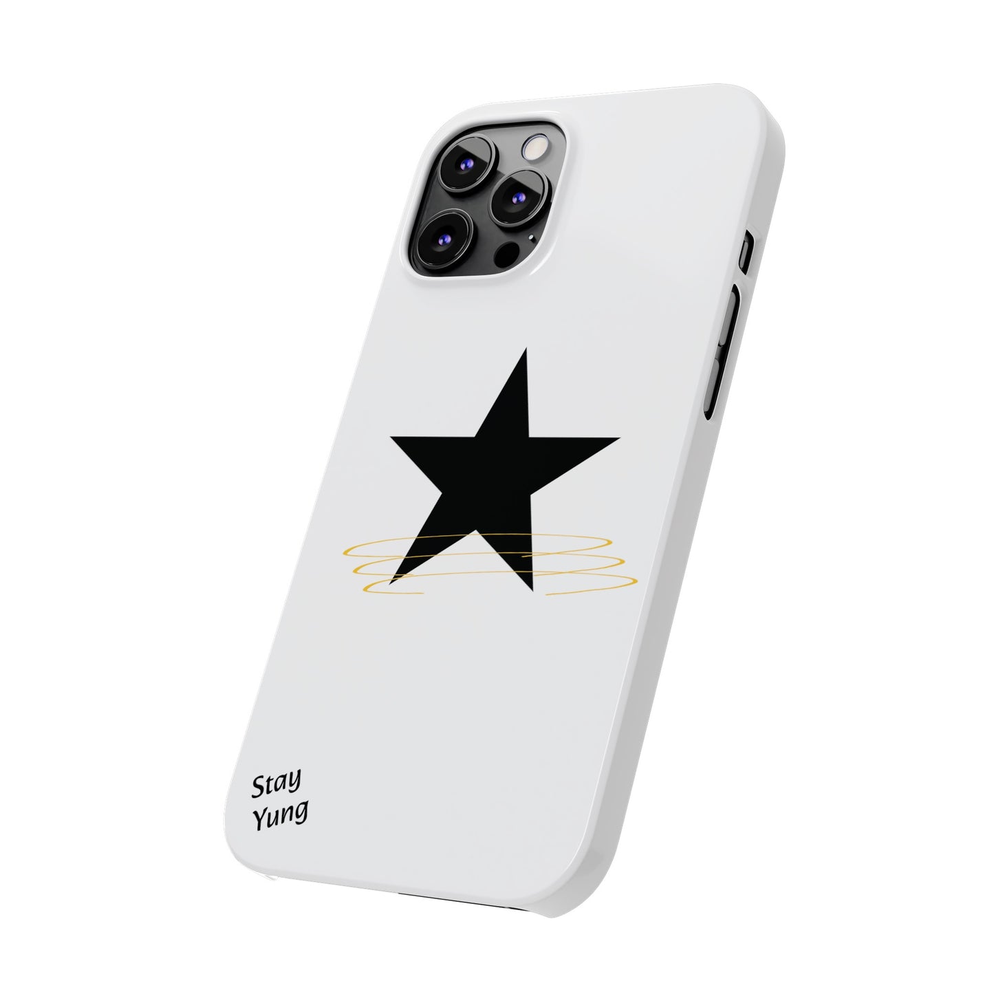 Slim Phone Cases (White Design w/spring)